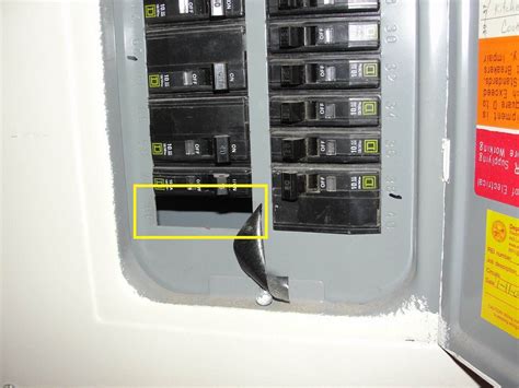 empty electrical panel box|electrical panel breaker filler plate.